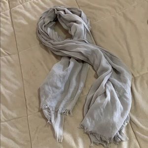 The Limited gray metallic scarf